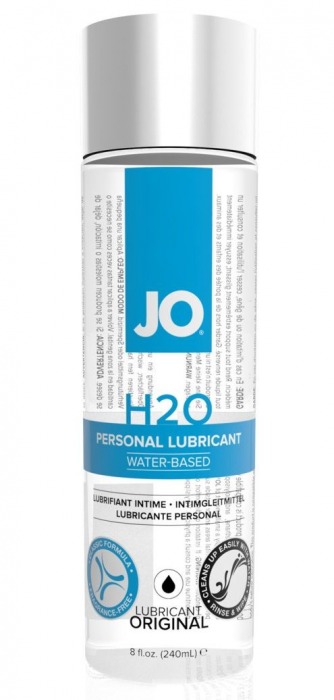 Нейтральный лубрикант на водной основе JO Personal Lubricant H2O - 240 мл. - System JO - купить с доставкой в Нижнем Новгороде