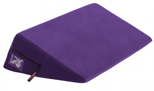 Фиолетовая малая подушка для любви Liberator Retail Wedge - Liberator - купить с доставкой в Нижнем Новгороде