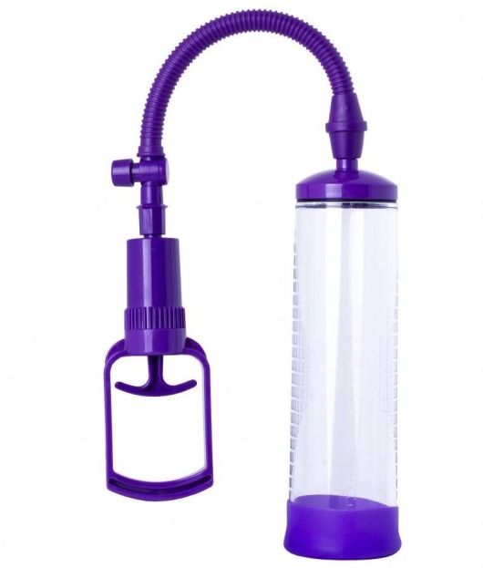 Фиолетовая вакуумная помпа с прозрачной колбой - Sexus - в Нижнем Новгороде купить с доставкой
