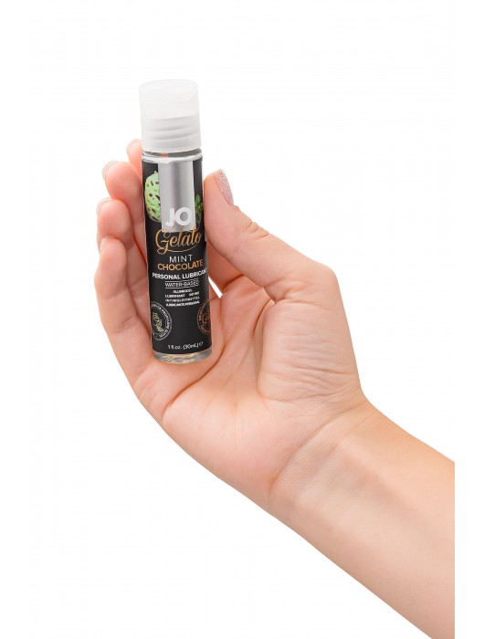 Лубрикант с ароматом мятного шоколада JO GELATO MINT CHOCOLATE - 30 мл. - System JO - купить с доставкой в Нижнем Новгороде