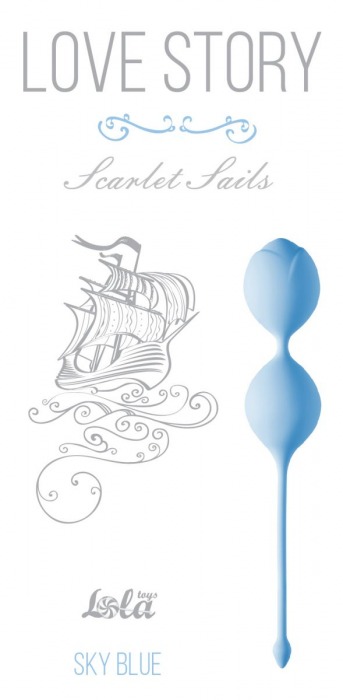 Голубые вагинальные шарики Scarlet Sails - Lola Games