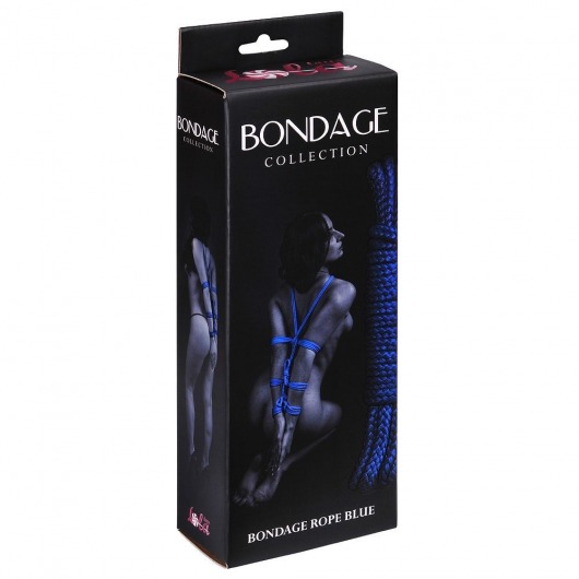 Синяя веревка Bondage Collection Blue - 3 м. - Lola Games - купить с доставкой в Нижнем Новгороде