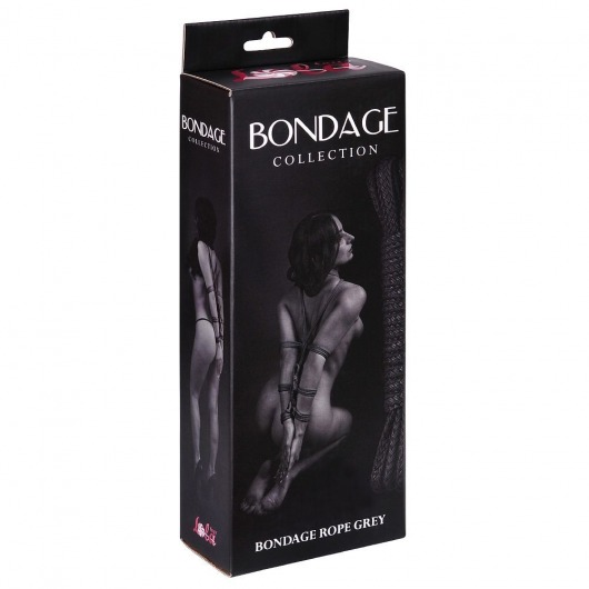 Серая веревка Bondage Collection Grey - 3 м. - Lola Games - купить с доставкой в Нижнем Новгороде