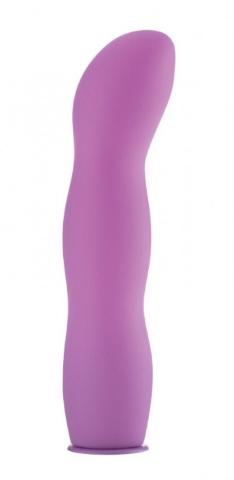 Фиолетовый страпон Deluxe Silicone Strap On 10 Inch с волнистой насадкой - 25,5 см. - Shots Media BV - купить с доставкой в Нижнем Новгороде