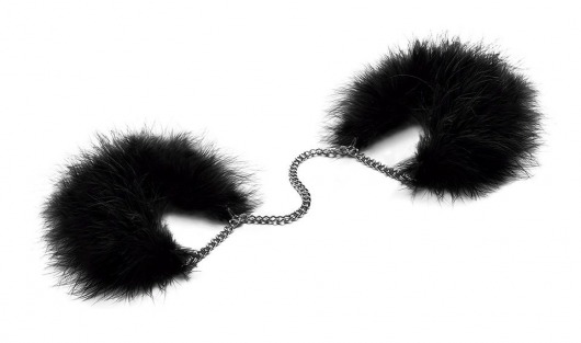 Перьевые наручники Za Za Zu Feather Handcuffs Bijoux - Bijoux Indiscrets - купить с доставкой в Нижнем Новгороде