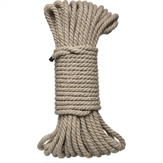 Бондажная пеньковая верёвка Kink Bind   Tie Hemp Bondage Rope 50 Ft - 15 м. - Doc Johnson - купить с доставкой в Нижнем Новгороде