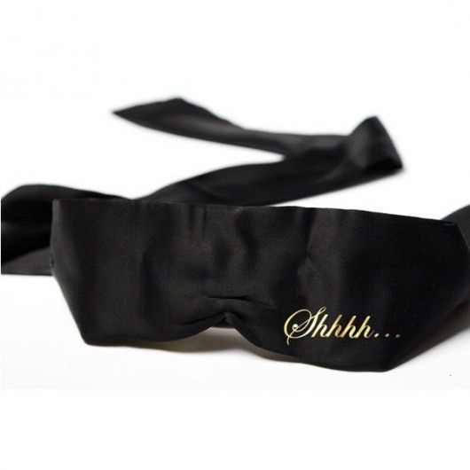 Маска-повязка на глаза Shhh Blindfold - Bijoux Indiscrets - купить с доставкой в Нижнем Новгороде