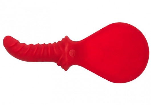 Красный силиконовый пэддл BÜCK DICH с рукоятью-фаллосом для стимуляции точки G или простаты - Fun Factory - в Нижнем Новгороде купить с доставкой