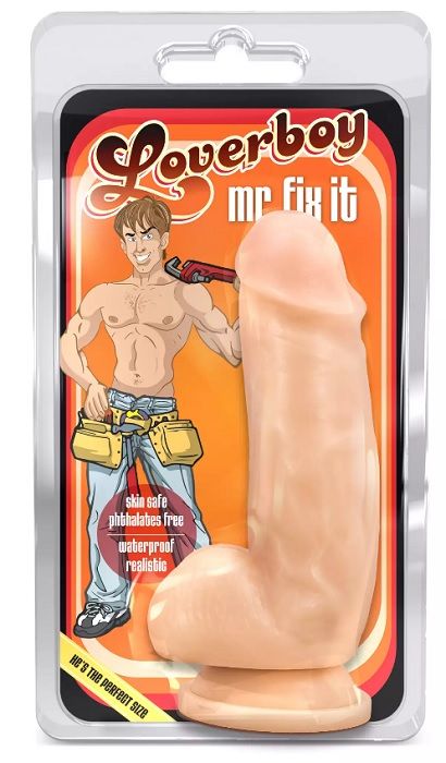 Телесный фаллоимитатор Mr. Fix it - 15,8 см. - Blush Novelties