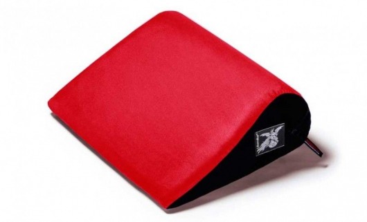 Красная малая замшевая подушка для любви Liberator Retail Jaz - Liberator - купить с доставкой в Нижнем Новгороде