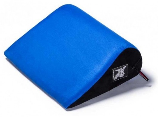 Синяя малая замшевая подушка для любви Liberator Retail Jaz - Liberator - купить с доставкой в Нижнем Новгороде