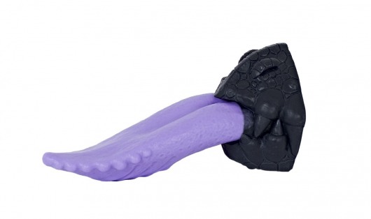 Фиолетовый стимулятор  Язык дракона  - 20,5 см. - Erasexa - купить с доставкой в Нижнем Новгороде