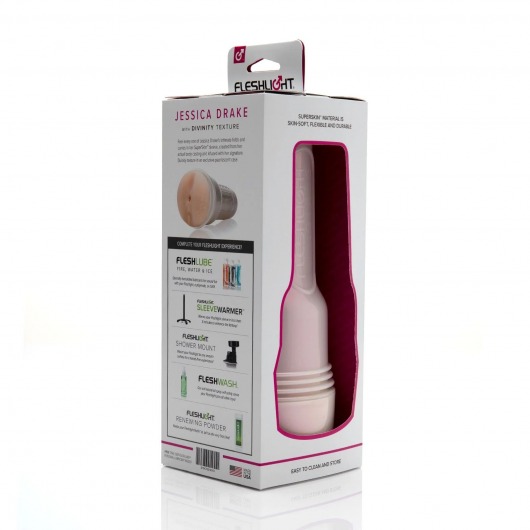 Мастурбатор-вагина Fleshlight Girls - Jessica Drake Heavenly - Fleshlight - в Нижнем Новгороде купить с доставкой