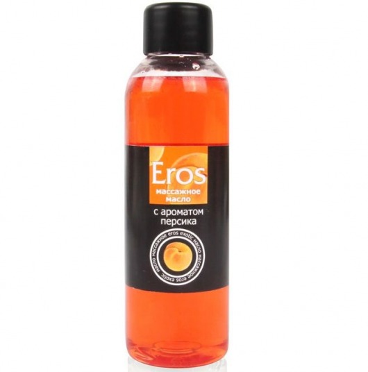 Массажное масло Eros exotic с ароматом персика - 75 мл. - Биоритм - купить с доставкой в Нижнем Новгороде