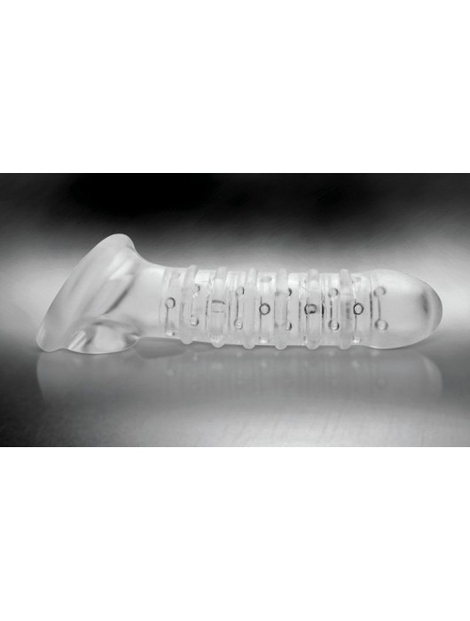 Утолщающая ребристая насадка на пенис - Доминирующее кольцо - в Нижнем Новгороде купить с доставкой