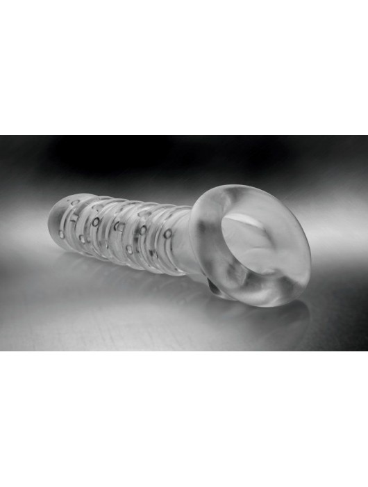 Утолщающая ребристая насадка на пенис - Доминирующее кольцо - в Нижнем Новгороде купить с доставкой