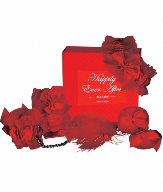 Эротический набор Happily Ever After Red Label - Bijoux Indiscrets - купить с доставкой в Нижнем Новгороде