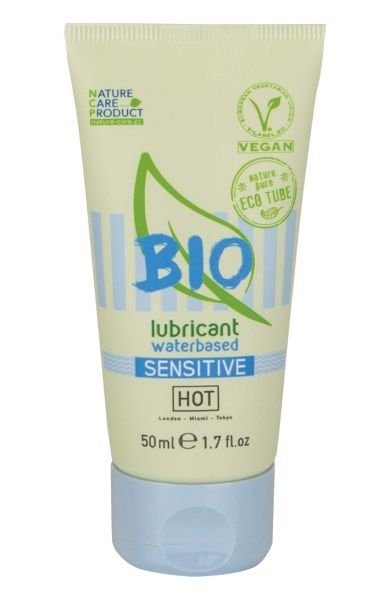 Органический лубрикант для чувствительной кожи Bio Sensitive - 50 мл. - HOT - купить с доставкой в Нижнем Новгороде