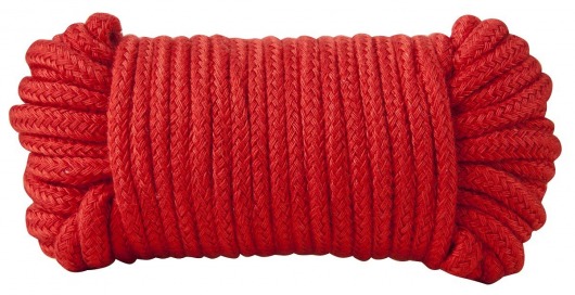 Красная хлопковая верёвка Bondage Rope 33 Feet - 10 м. - Blush Novelties - купить с доставкой в Нижнем Новгороде