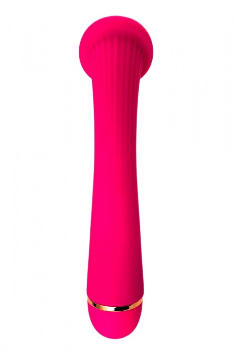 Розовый вибратор с шаровидной головкой - 20 см. - A-toys