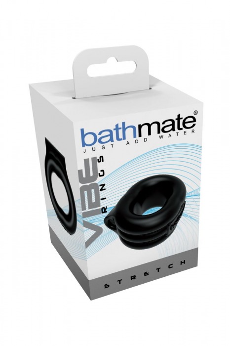 Чёрное эрекционное виброкольцо Stretch - Bathmate - в Нижнем Новгороде купить с доставкой