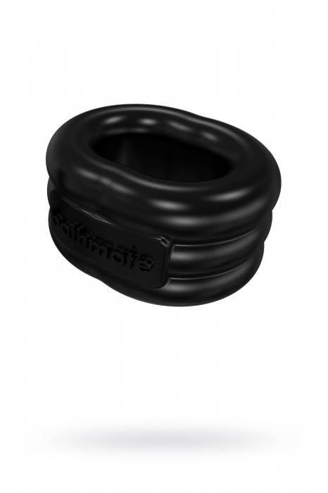 Чёрное эрекционное виброкольцо Stretch - Bathmate - в Нижнем Новгороде купить с доставкой