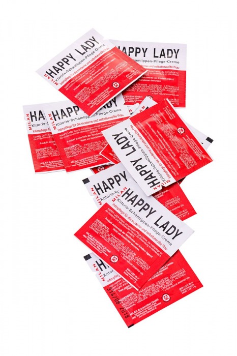 Набор из 10 пробников крема для усиления возбуждения у женщины Happy Lady - Milan Arzneimittel GmbH - купить с доставкой в Нижнем Новгороде