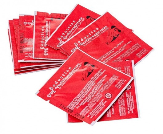 Набор из 10 пробников возбуждающего интимного крема для мужчин и женщин Seduction - Milan Arzneimittel GmbH - купить с доставкой в Нижнем Новгороде