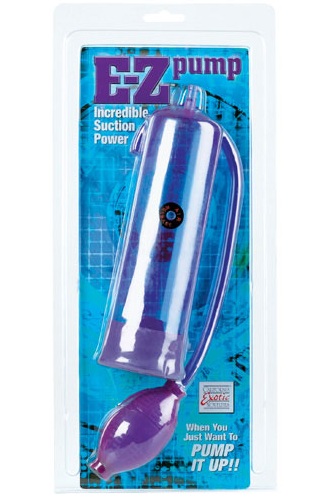 Фиолетовая вакуумная помпа E-Z Pump - California Exotic Novelties - в Нижнем Новгороде купить с доставкой