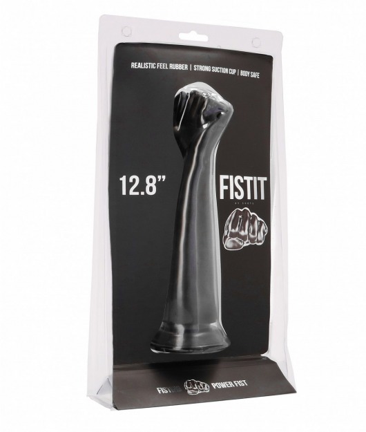 Чёрный кулак для фистинга Fisting Power Fist - 32,5 см. - Shots Media BV