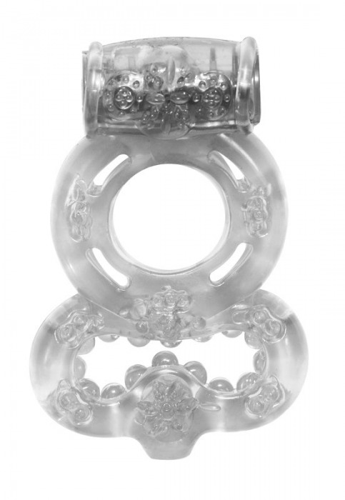 Прозрачное эрекционное кольцо Rings Treadle с подхватом - Lola Games - в Нижнем Новгороде купить с доставкой