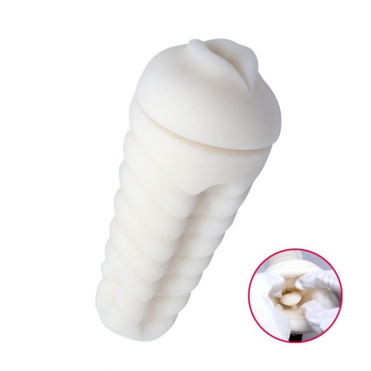 Мастурбатор-ротик в золотистой колбе с крышечкой - Baile - в Нижнем Новгороде купить с доставкой