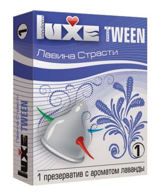 Презерватив Luxe Tween  Лавина страсти  с ароматом лаванды - 1 шт. - Luxe - купить с доставкой в Нижнем Новгороде