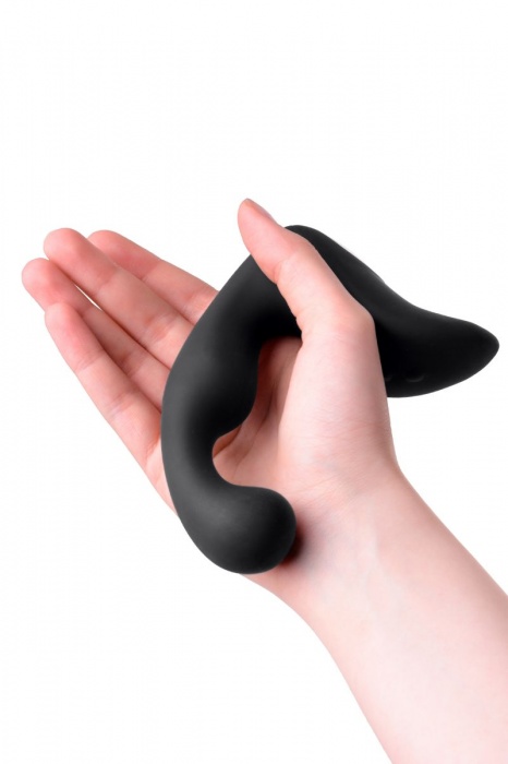 Чёрный изогнутый вибростимулятор простаты Erotist - Erotist Adult Toys - в Нижнем Новгороде купить с доставкой