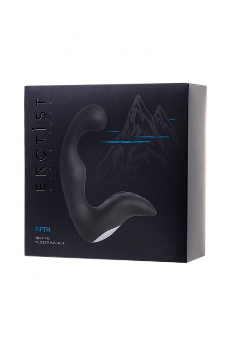 Чёрный изогнутый вибростимулятор простаты Erotist - Erotist Adult Toys - в Нижнем Новгороде купить с доставкой