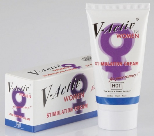 Стимулирующий крем для женщин V-activ - 50 мл. - HOT - купить с доставкой в Нижнем Новгороде