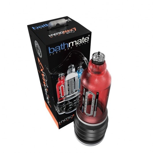 Красная гидропомпа HydroMAX7 Wide Boy - Bathmate - в Нижнем Новгороде купить с доставкой
