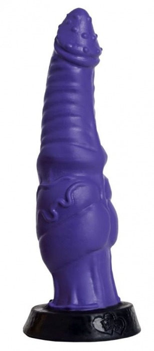 Фиолетовый фаллоимитатор  Гиппогриф small  - 21 см. - Erasexa - купить с доставкой в Нижнем Новгороде