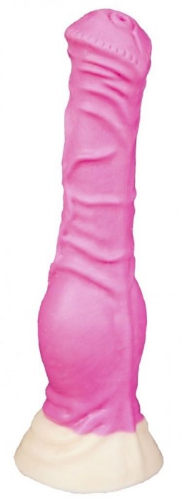 Розовый фаллоимитатор  Пони small  - 20,5 см. - Erasexa - купить с доставкой в Нижнем Новгороде