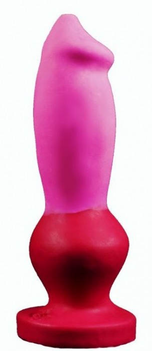 Розово-красный фаллоимитатор  Стаффорд medium  - 24 см. - Erasexa - купить с доставкой в Нижнем Новгороде