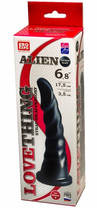 Насадка для трусиков харнесс Alien - 17,5 см. - LOVETOY (А-Полимер) - купить с доставкой в Нижнем Новгороде