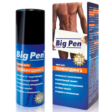 Крем Big Pen для увеличения полового члена - 50 гр. - Биоритм - в Нижнем Новгороде купить с доставкой