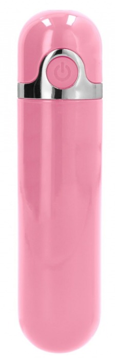 Розовая вибропуля LUC - 9 см. - Shots Media BV