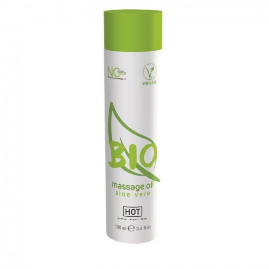 Массажное масло BIO Massage oil aloe vera с ароматом алоэ - 100 мл. - HOT - купить с доставкой в Нижнем Новгороде