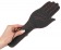 Чёрная шлёпалка Slapper Hand в виде ладошки с контрастной строчкой - 30 см. - Orion - купить с доставкой в Нижнем Новгороде