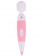 Бело-розовый, работающий от сети вибромассажёр Pixey Wand Mini Pink Edition - 25 см. - Pixey