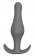 Серый удлиненный анальный стимулятор PLUG WITH T-HANDLE - 12,7 см. - Dream Toys
