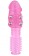 Стимулирующая розовая насадка с шишечками и шипами - 13,5 см. - Toyfa Basic - в Нижнем Новгороде купить с доставкой