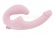 Нежно-розовый анатомический страпон с вибрацией - Главсексмаг - купить с доставкой в Нижнем Новгороде