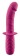 Розовый изогнутый анальный фаллоимитатор ORGASM DRIVER с ручкой-ограничителем - NMC